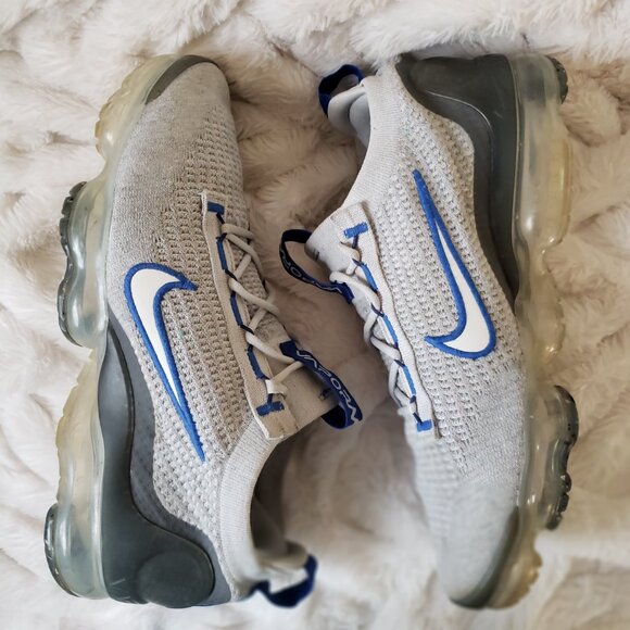 Nike Air Vapormax 2021 Flyknit Bold Blue DH4085-002 Men's Size US 10 / EU 44 - Picture 10 of 14